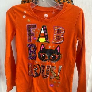 Garanimals Orange 'Fabulous' Halloween Long Sleeve Tee